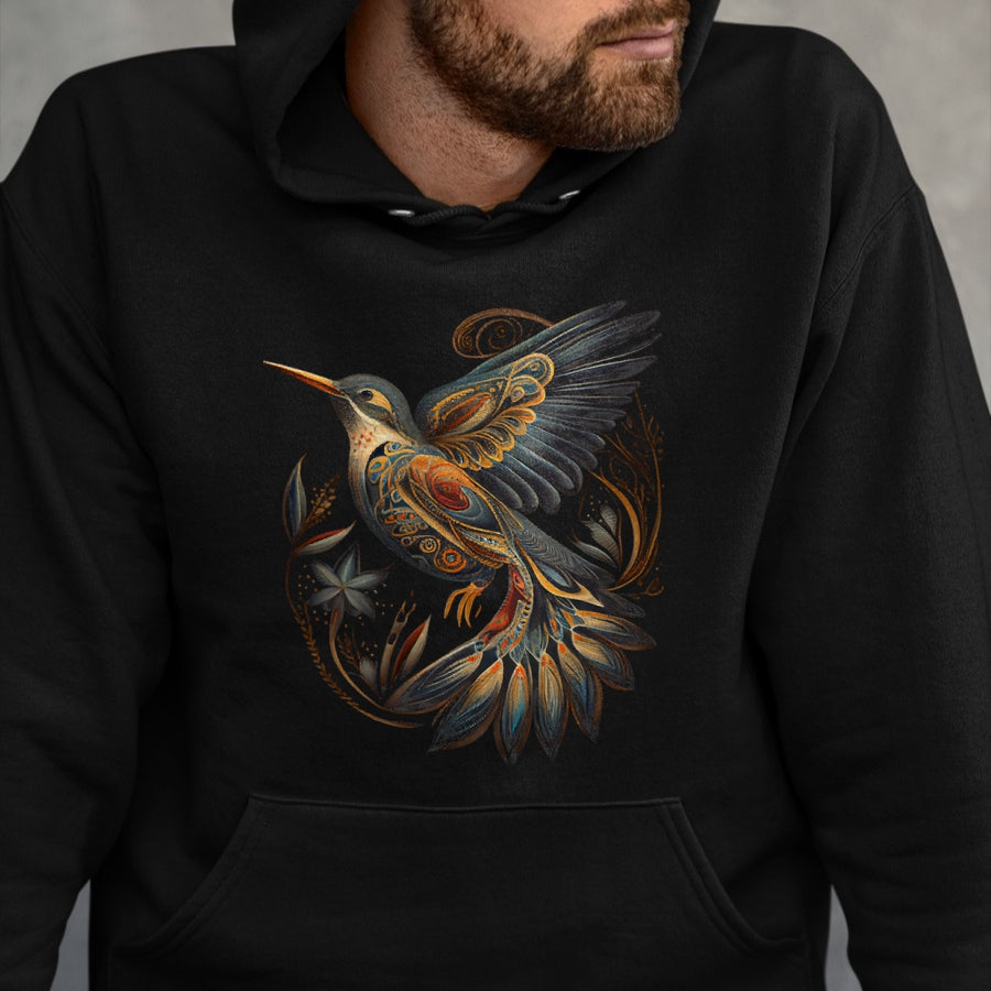 Native American T-Shirts, Vintage Native American Unisex T-Shirt/Hoodie/Sweatshirt HLT00 - Hummingbird Native American Indian T-Shirt (1)