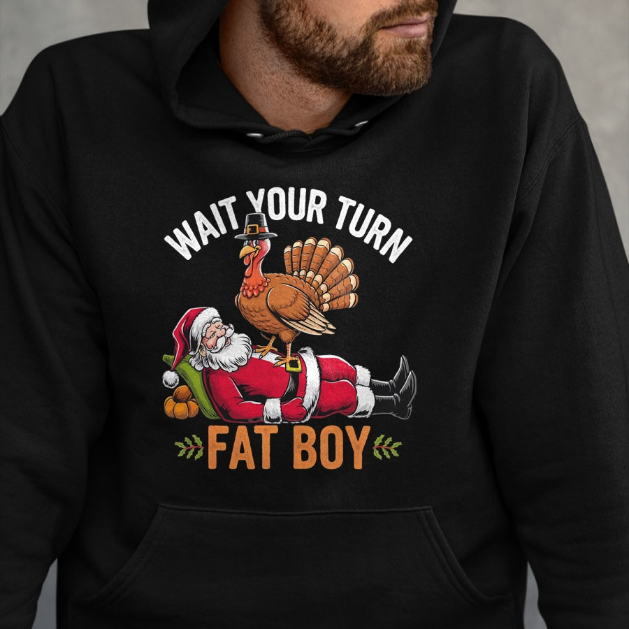 Funny Thanksgiving Christmas Turkey vs Santa for Men Women T-Shirt - Christmas Unisex T-Shirt/Hoodie/Sweatshirt - NINA00