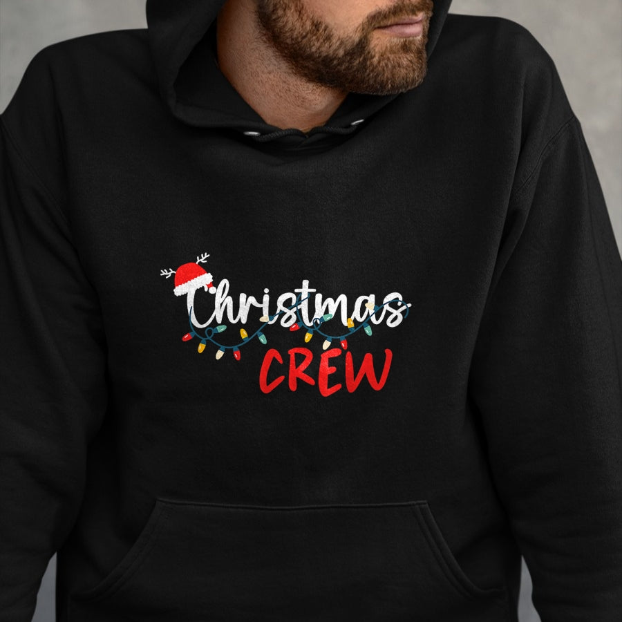 Christmas Crew Xmas Lights Family Matching Pajamas Holiday T-Shirt - Christmas Unisex T-Shirt/Hoodie/Sweatshirt - NINA00