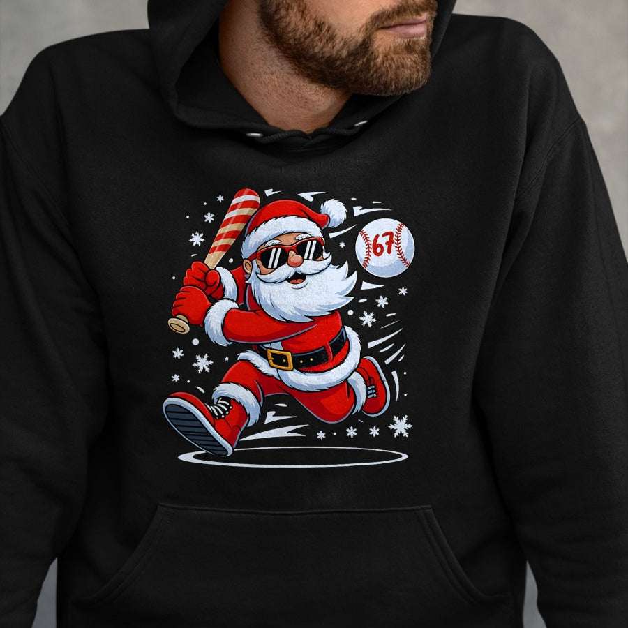 Funny Baseball Santa 67 Christmas Xmas Pajamas Boys T-Shirt - Christmas Unisex T-Shirt/Hoodie/Sweatshirt - NINA00