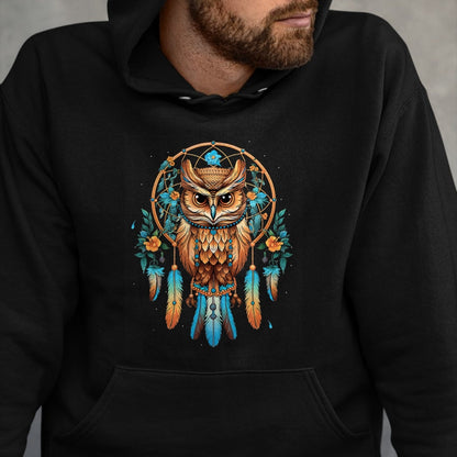Native American T-Shirts, Vintage Native American Unisex T-Shirt/Hoodie/Sweatshirt HLT00 - Pacific Northwest Red Tail Hawk Native American Style Art T-Shirt (1)