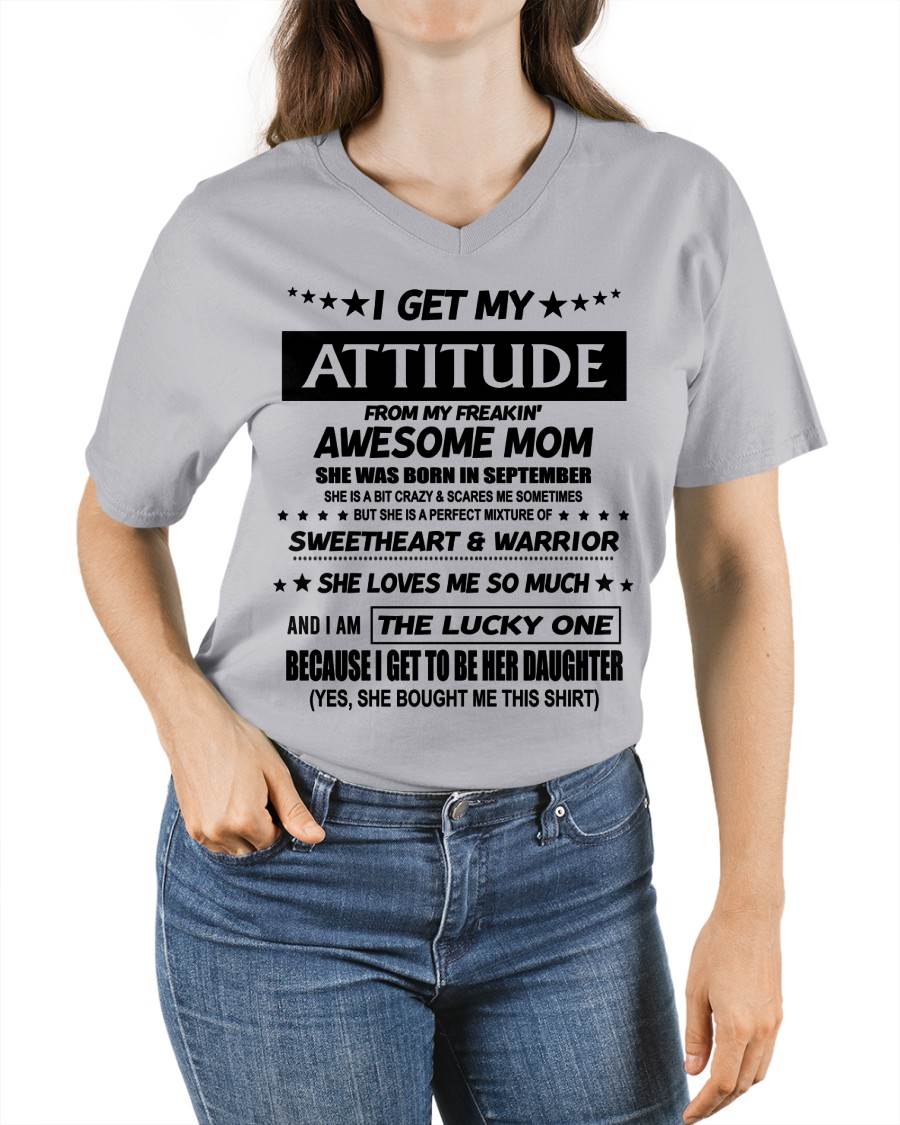 SEPTEMBER - I AM THE LUCKY ONE BECAUSE I GET TO BE HER DAUGHTER - FROM MOM - NINA 09 (SKU2602-93-09)
