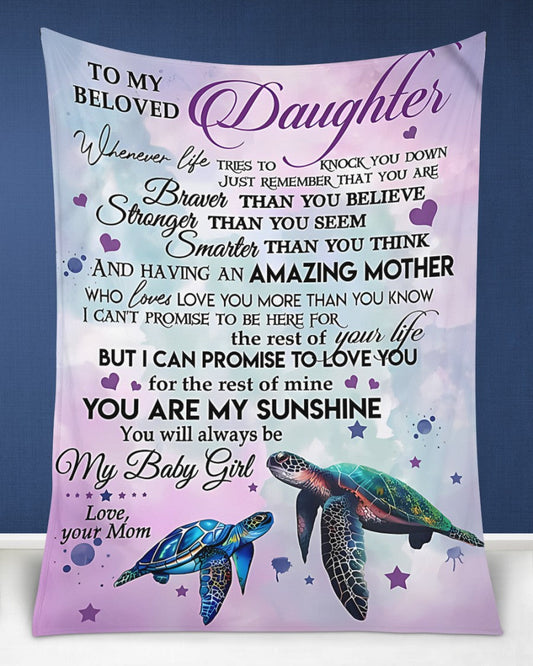 Special Gift For Your Daughter Blanket - From Mom