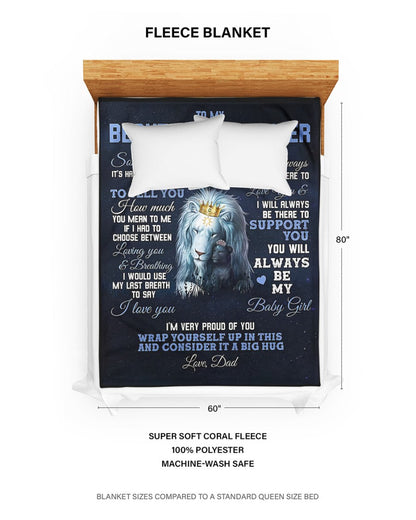 To My Daughter Blanket - From Dad (SKUB10-71) FULL