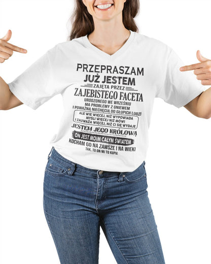 Wrzesień – Wspaniały facet urodzony we wrześniu – Specjalny prezent dla twojej dziewczyny – POL/NINA09 (SKU05-11-09)