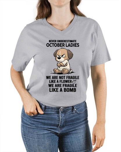 OCTOBER - WE ARE NOT FRAGILE LIKE A FLOWER WE ARE FRAGILE LIKE A BOMB - FMA - NINA10 (SKU2603-351-10)