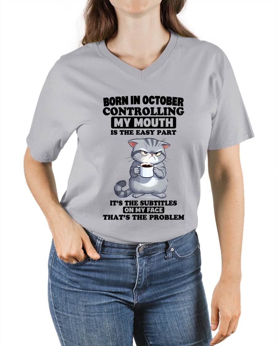 OCTOBER - CONTROLLING MY MOUTH IS THE EASY PART IT’S THE SUBTITLES ON MY FACE THAT’S THE PROBLEM - FMA - NINA10 (SKU2604-191-10)