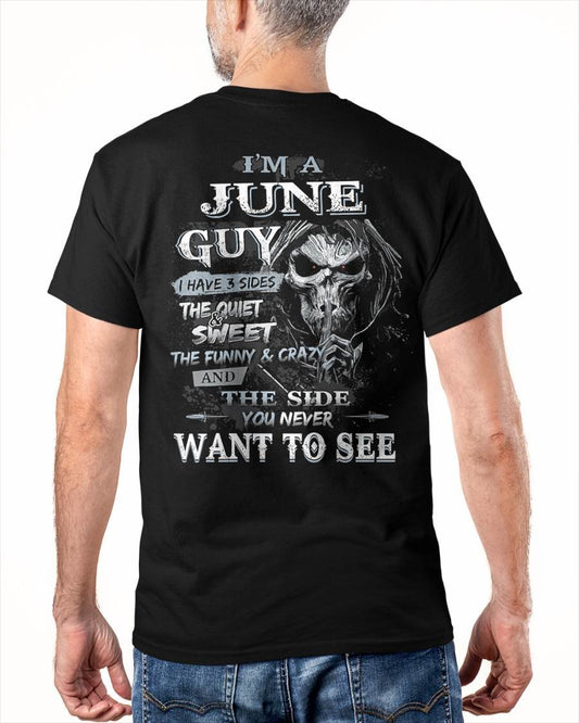 JUNE - I HAVE 3 SIDES THE QUIET & SWEET THE FUNNY & CRAZY - MAN TEE - NINA06 (SKU07-60-06)