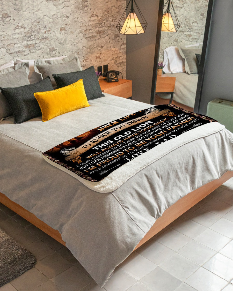 Special Gift For Your Daughter Blanket - From Dad