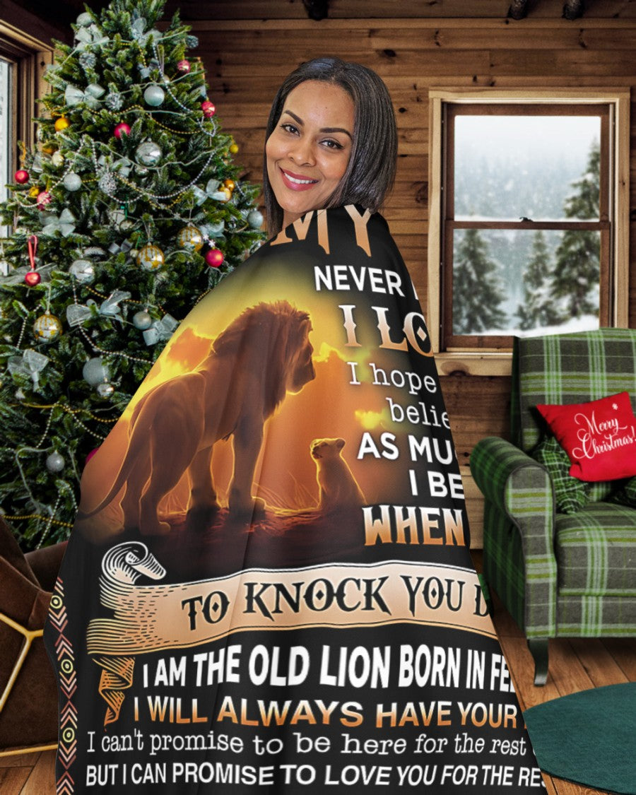 Special Gift For Your Son Blanket - From Mom (SKUB09-140-02)