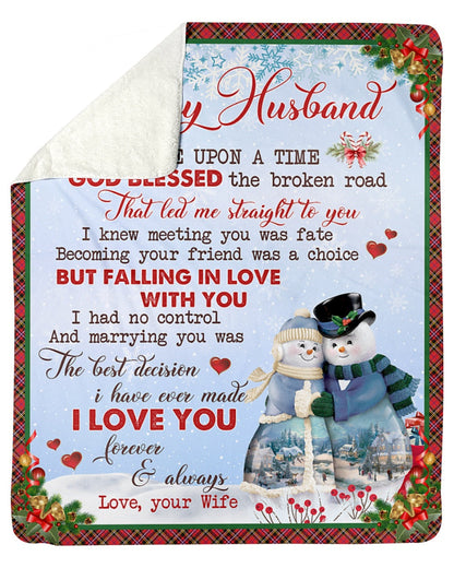 BLANKET FOR HUSBAND FROM WIFE – XMAS GIFT FULL