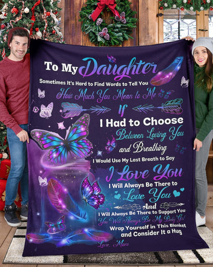 Special Gift For Your Daughter Blanket - From Mom - TLEE00 (SKUB-TLEE)
