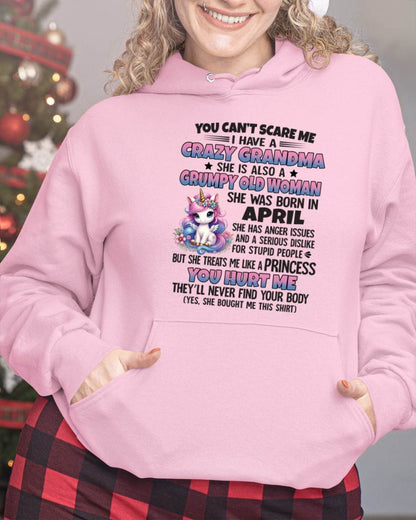 APRIL - YOU CAN'T SCARE ME - GIFT FROM GRANDMA - NINA04 (SKU09-106-04)