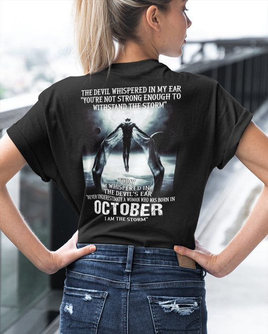 OCTOBER - NEVER UNDERESTIUNDER A WOMAN - I AM THE STORM-FMA-(SKU-CHAUU-10)