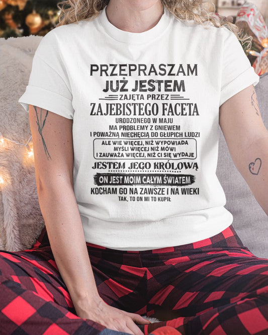 Maj – Wspaniały facet urodzony w maju – Specjalny prezent dla twojej dziewczyny – POL/NINA05 (SKU05-11-05)