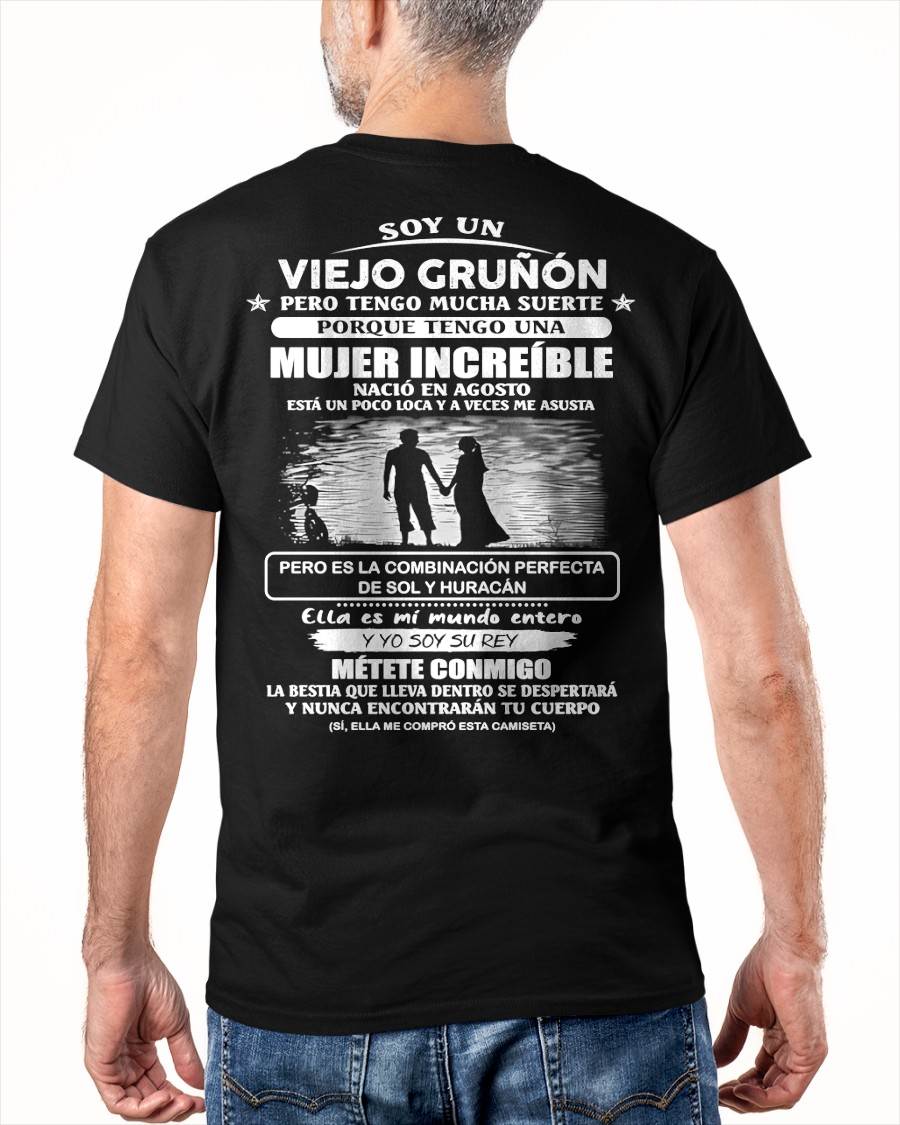 AGOSTO - SOY UN VIEJO GRUÑÓN - Regalo especial para tu novio o esposo - NINA08 (SKU2604-270-08)