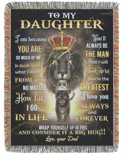 Special blanket for Daughter - From Dad blanket