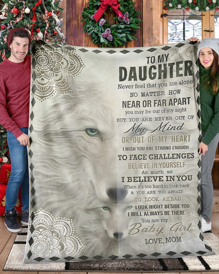 Special Gift For Your Daughter Blanket - From Mom (SKUB11-132)
