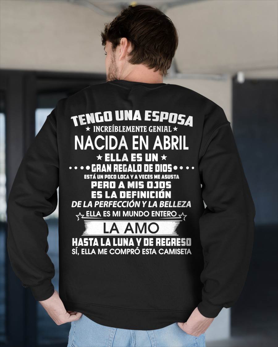 ABRIL - TENGO UNA ESPOSA INCREÍBLEMENTE GENIAL - Regalo especial para tu novio o esposo - NINA04 (SKU2605-286-04)