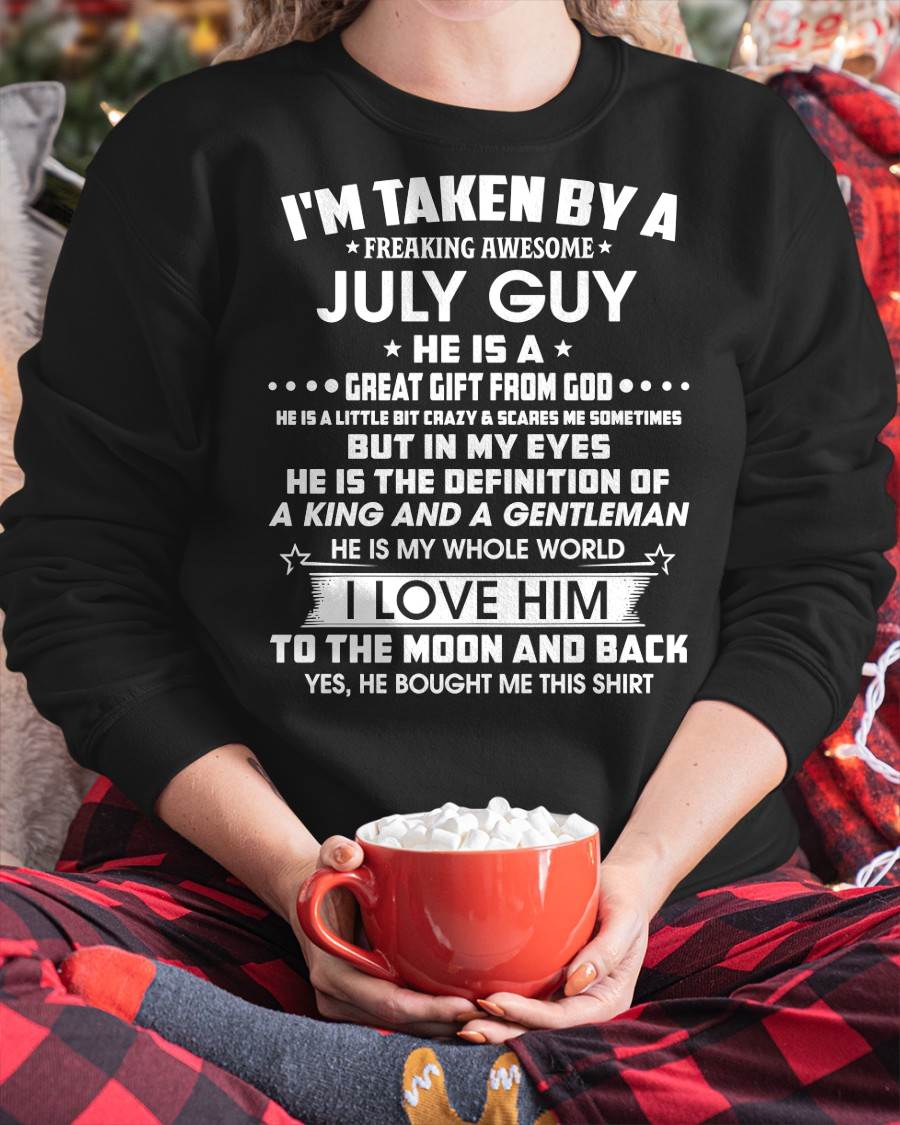 JULY - IN MY EYES HE IS THE DEFINITION OF A KING AND A GENTLEMAN - FROM HUSBAND - NINA07 (SKU26T-01301-07)