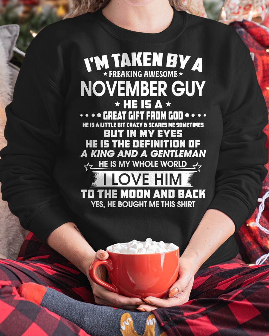 NOVEMBER - IN MY EYES HE IS THE DEFINITION OF A KING AND A GENTLEMAN - FROM HUSBAND - NINA11 (SKU26T-01301-11)