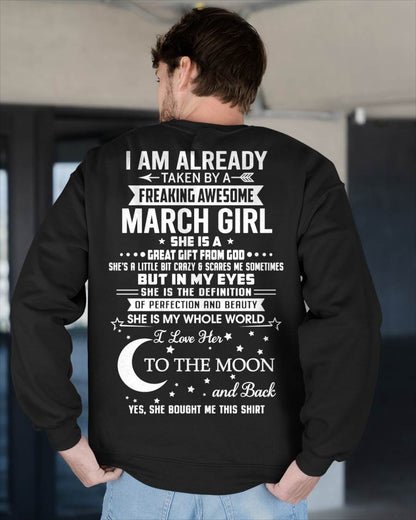 MARCH - SHE IS MY WHOLE WORLD I LOVE HER TO THE MOON AND BACK - FROM WIFE - NINA03 (SKU2602-71-03)