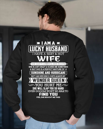 I AM A LUCKY HUSBAND I HAVE A SEXY & HOT WIFE  - FROM WIFE - NINA00 (SKU12-316-00)