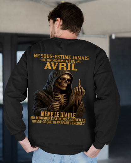 NE SOUS-ESTIME JAMAIS UN HOMME NÉ EN AVRIL Fr04 NINA04 male (SKU12-305-04)
