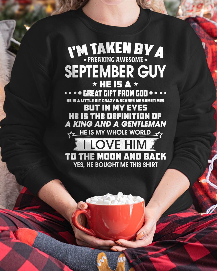 SEPTEMBER - IN MY EYES HE IS THE DEFINITION OF A KING AND A GENTLEMAN - FROM HUSBAND - NINA09 (SKU26T-01301-09)