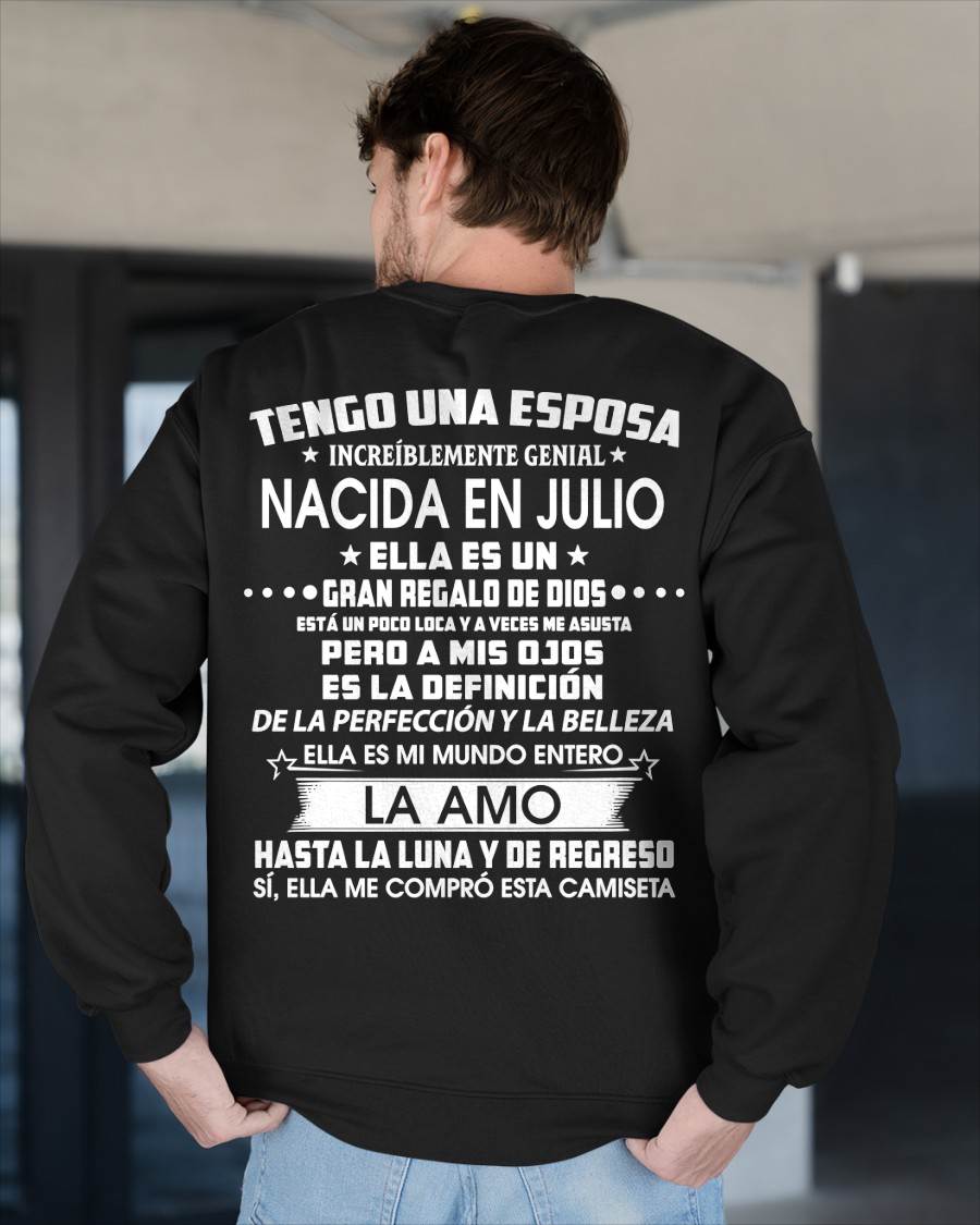 JULIO - TENGO UNA ESPOSA INCREÍBLEMENTE GENIAL - Regalo especial para tu novio o esposo - NINA07 (SKU2605-286-07)