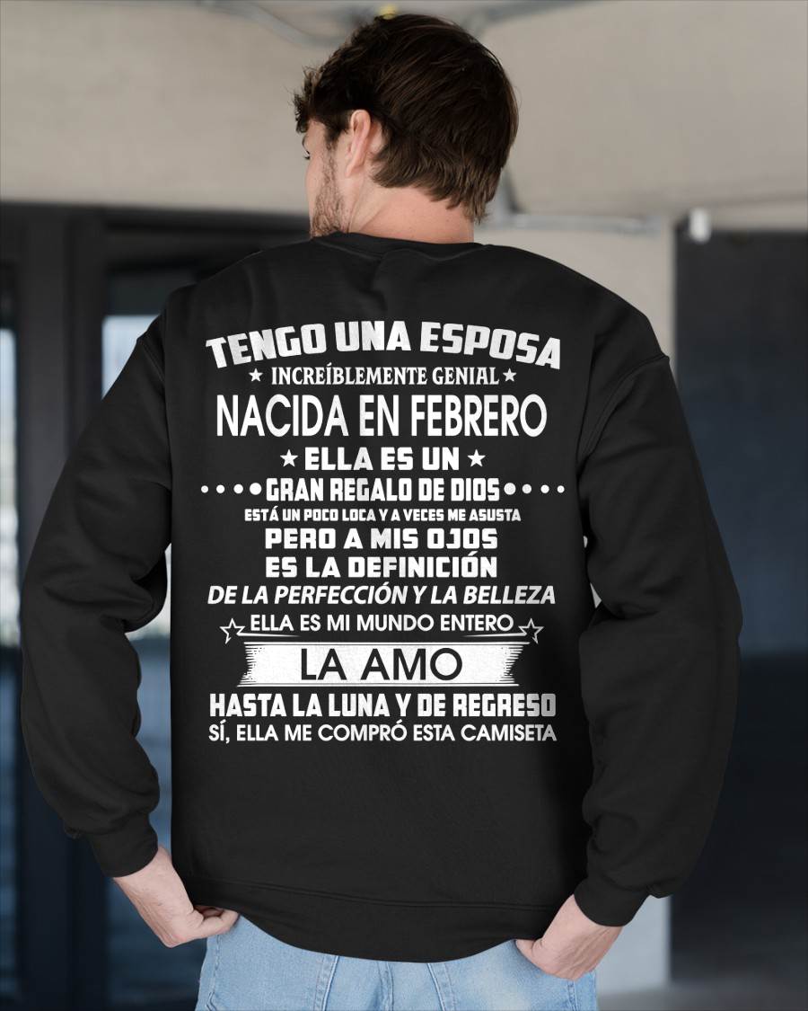 FEBRERO - TENGO UNA ESPOSA INCREÍBLEMENTE GENIAL - Regalo especial para tu novio o esposo - NINA02 (SKU2605-286-02)