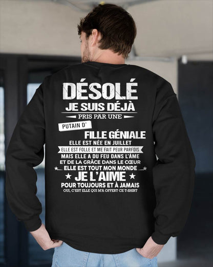 JUILLET – DÉSOLÉ, JE SUIS DÉJÀ PRIS PAR UNE FILLE VRAIMENT GÉNIALE – DE LA PART DE MA FEMME - FR07/ NINA07 (SKU26T-01140-07)