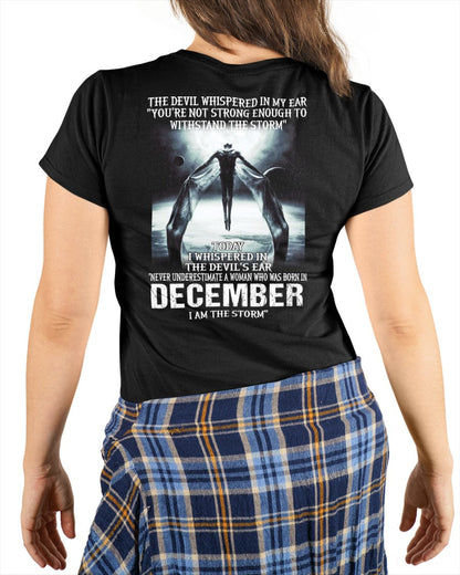 DECEMBER - NEVER UNDERESTIUNDER A WOMAN - I AM THE STORM-FMA-(SKU-CHAUU-12)