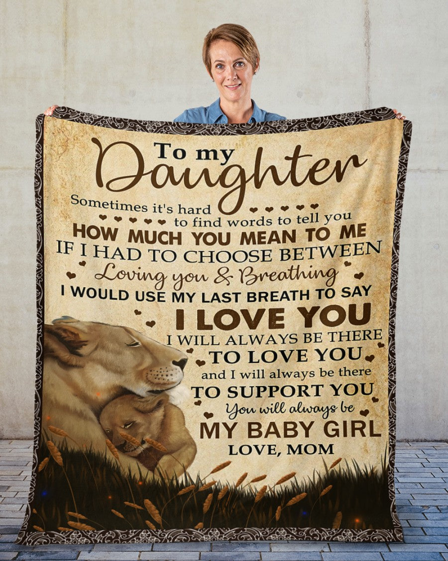 Special blanket for Daughter - From Mom blanket
