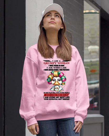 MAY - GRUMPY WOMAN - BIRTHDAY SHIRT FOR WOMEN - FMA / NINA05 (SKU26T-01-22-05)