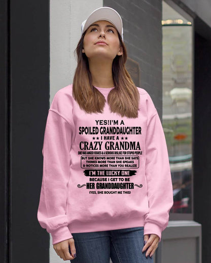 LUCKY GRANDDAUGHTER! - FROM GRANDMA - NINA00 (SKU12-119-00)