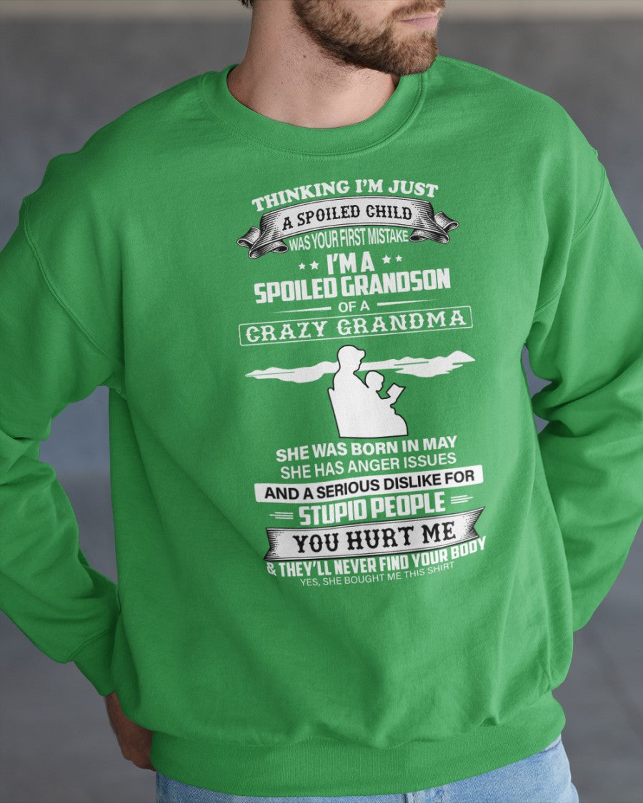Spoiled by Grandma Shirt May Edition – From Grandma to Grandson NINA05 (SKU-GMS2-05)