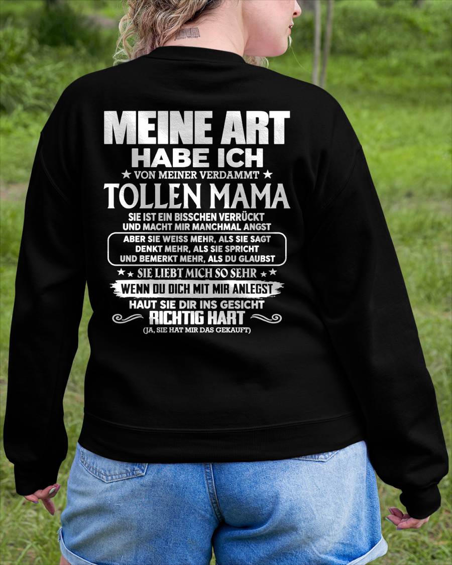 MEINE ART HABE ICH VON MEINER VERDAMMT TOLLEN MAMA – Das perfekte Geschenk für deinen Sohn - NINA00 (SKU2610-78-00)