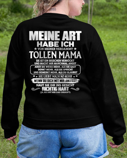 MEINE ART HABE ICH VON MEINER VERDAMMT TOLLEN MAMA – Das perfekte Geschenk für deinen Sohn - NINA00 (SKU2610-78-00)