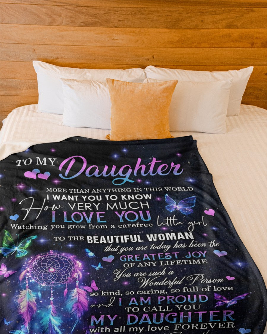 Special Gift For Daughter - From Mom Blanket (SKUB08-92)