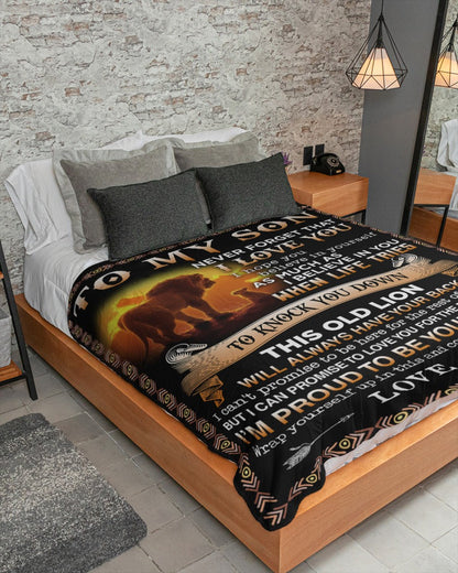 Special Gift For Your Son Blanket - From Dad (SKUB06-54)