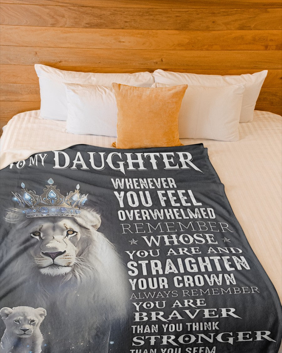 BLANKET FOR DAUGHTER - GIFT FROM DAD - COMFORT & WARMTH GIFT 2 NTTD00 (SKUB-NTTD-01)