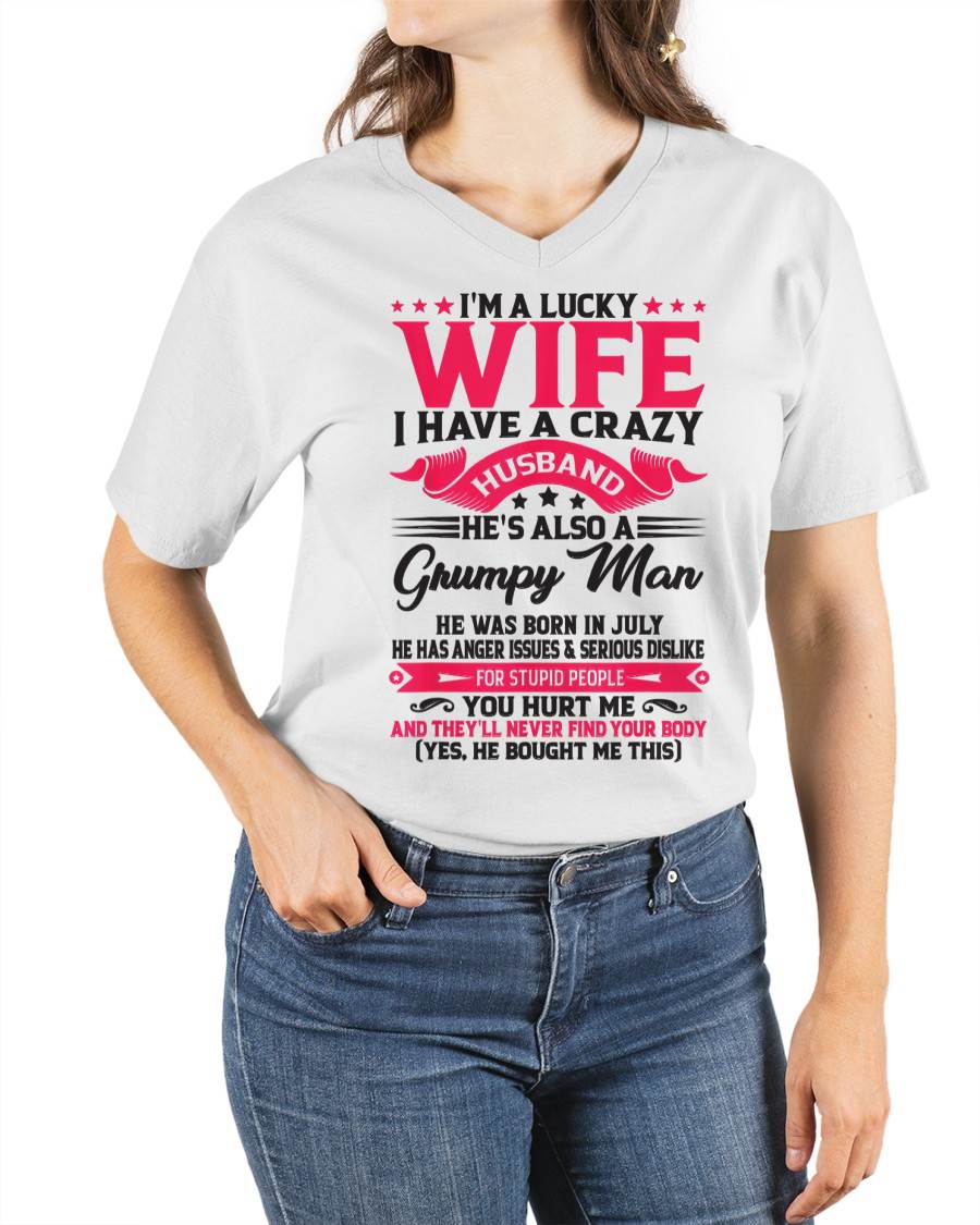 JULY - TO MY WIFE - I'M A LUCKY WIFE - GIFT FROM HUSBAND - NINA07 (SKU10-136-07)