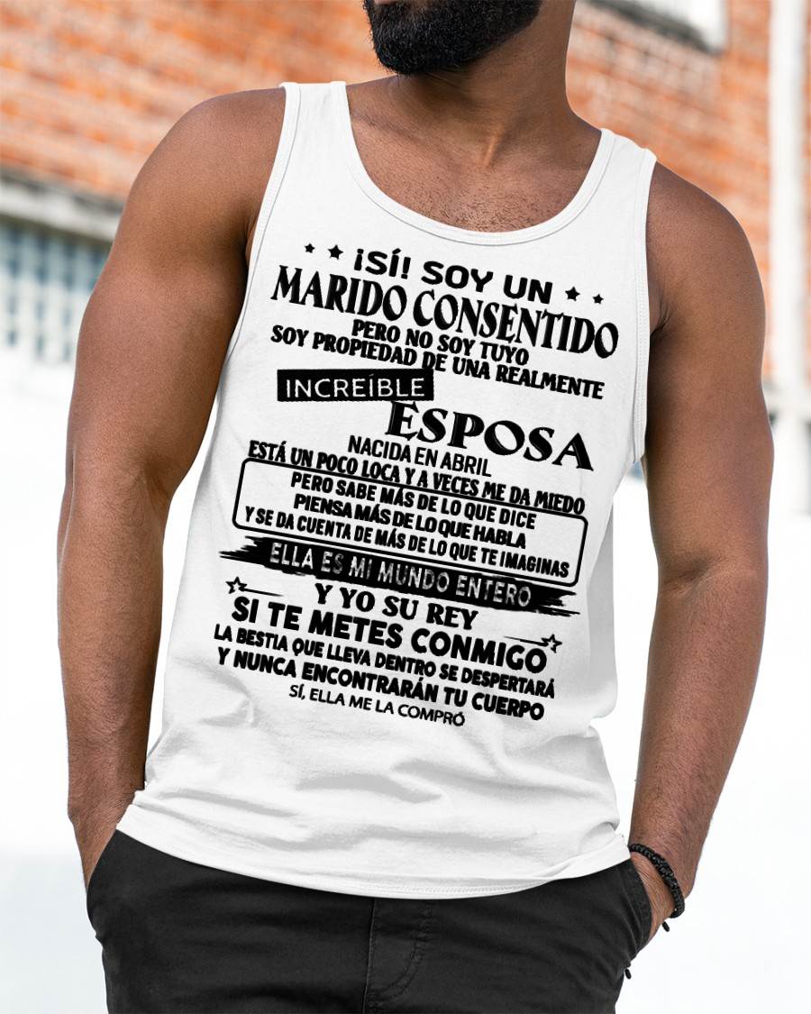 ABRIL - ¡SÍ! SOY UN MARIDO CONSENTIDO - Regalo especial para tu novio o esposo - NINA04