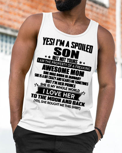 JANUARY - I'M HER PRINCE I LOVE HER TO THE MOON AND BACK - FROM MOM - NINA01 (SKU2604-318-01)