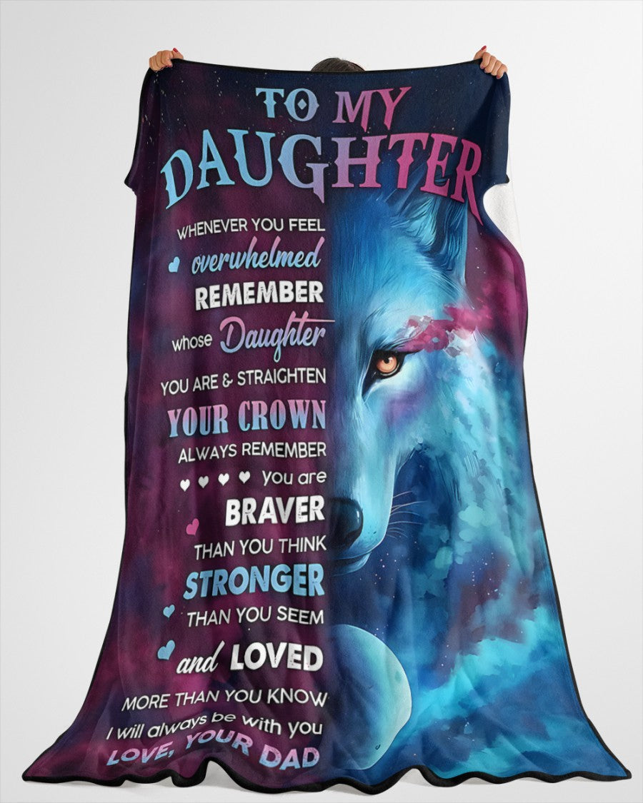Special Gift For Your Daughter Blanket - From Dad (SKUB11-58) FULL
