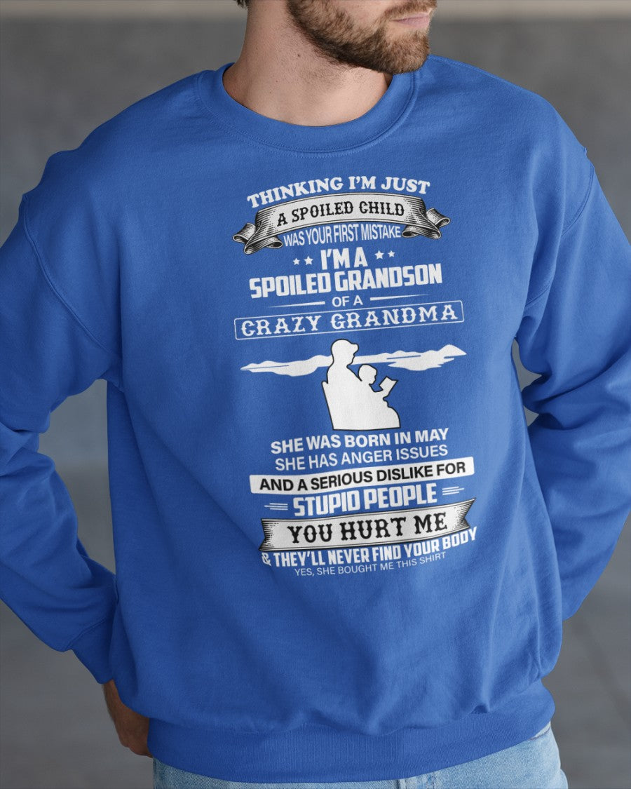 Spoiled by Grandma Shirt May Edition – From Grandma to Grandson NINA05 (SKU-GMS2-05)