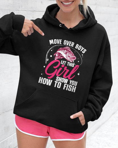Funny Fishing Design for Girls Women Fisherman Fishing Lover T-Shirt (SKUNINA- F03)