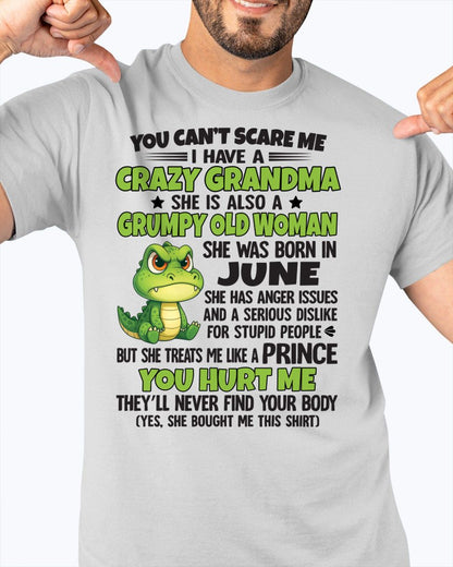 JUNE - YOU CAN'T SCARE ME - FOR GRANDSON - GIFT FROM GRANDMA - NINA06 (SKU09-85-06)