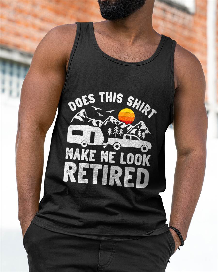 Retired Camper Retirement Camping T-Shirt